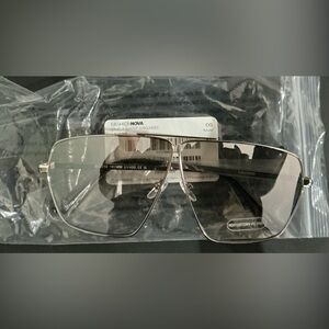 Fashion Nova Silver Aviator Shades